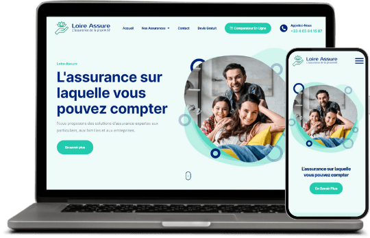 Capture d'écran d'un site web réalisé par l'agence de marketing digital 10gital basée au Maroc